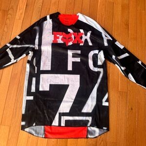 Fox Black and Red Men's Jersey size M